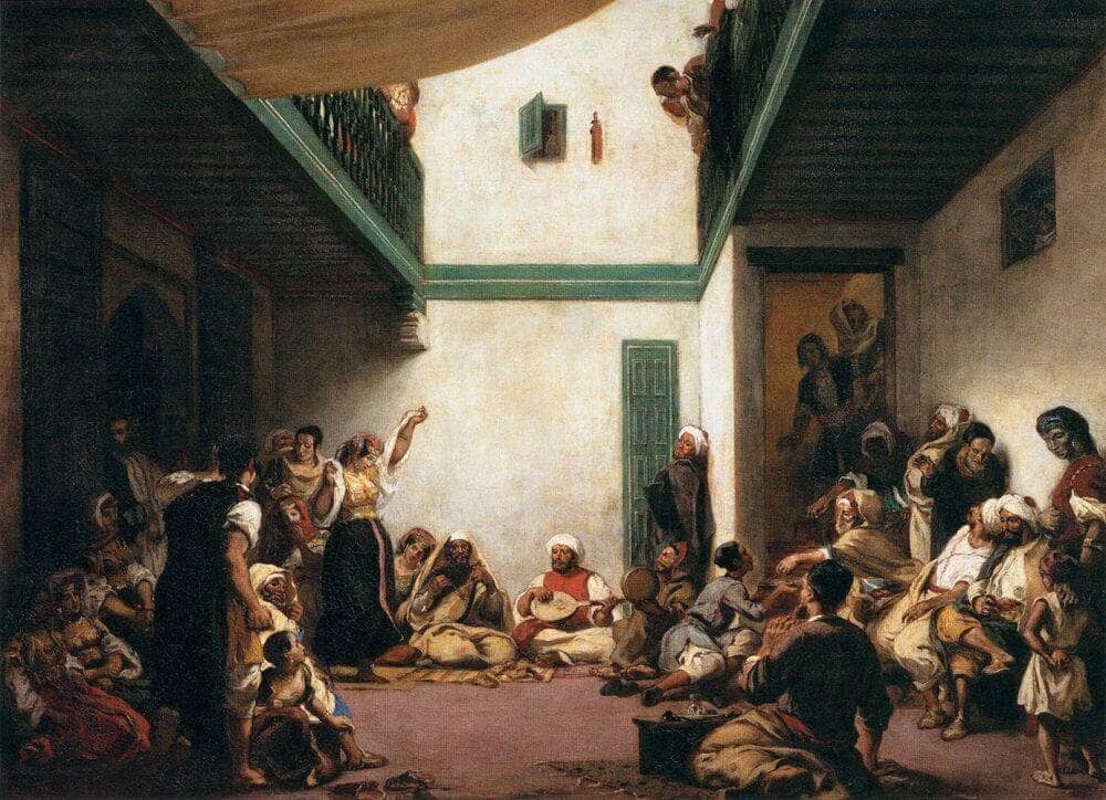 Jewish Wedding in Morocco by Eugene Delacroix