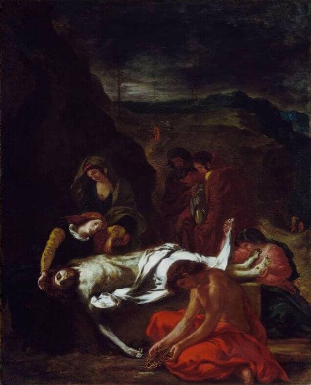 The Entombment by Eugene Delacroix